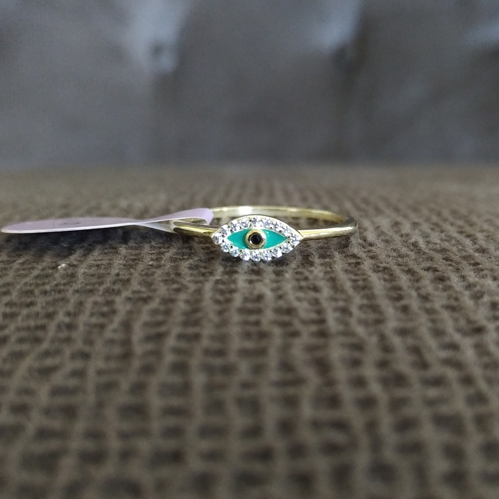 isabella m. Dainty Evil😈 Eye👁️ Ring - Sz 9 - Picture 10 of 15